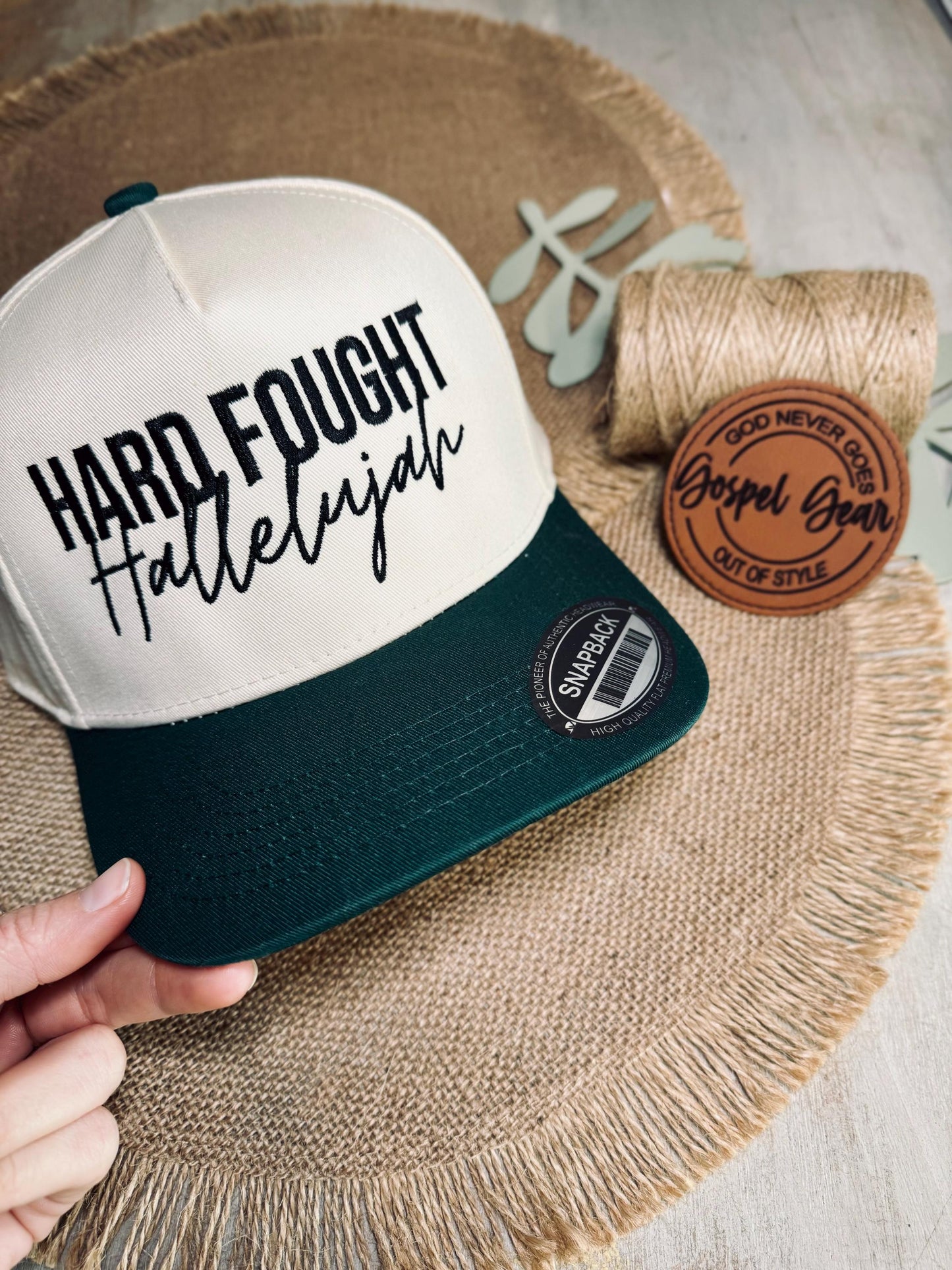 Hard Fought Hallelujah Embroidered Hat