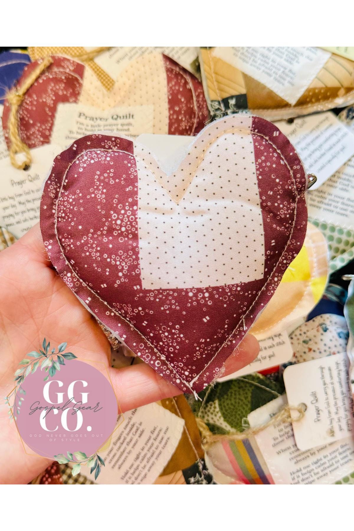 Pocket Prayer Quilt, Prayer Christian Quilt, Faith In Your Hands, Handmade Quilt, Prayer Cloth, Christian Gift